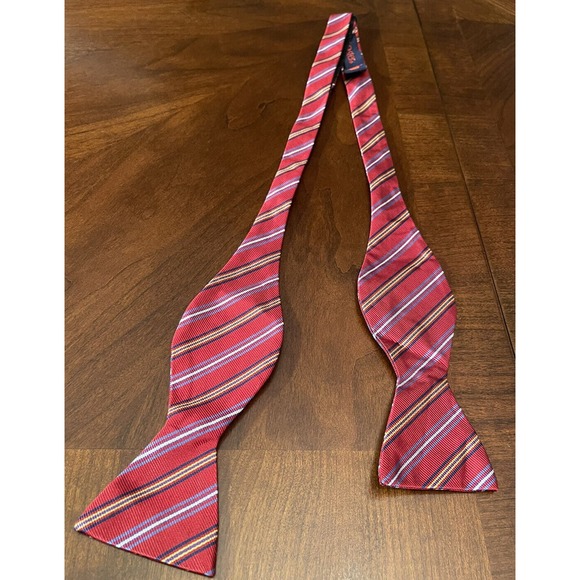 Rooster, Red, Silk, Polyester, Men’s Bow Tie, Made In China - Picture 1 of 4